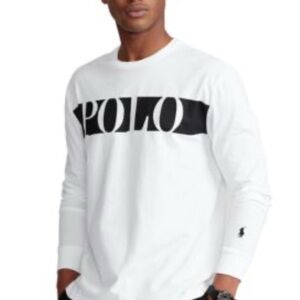 POLO Ralph Lauren Men's Long Sleeve Classic Fit Graphic T-Shirt Size Small